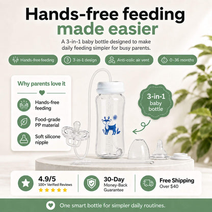 FreeFlow™ Hands-Free Baby Bottle
