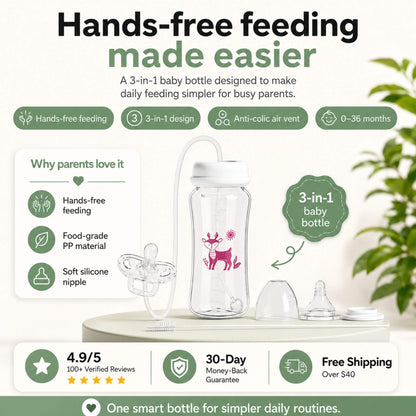 FreeFlow™ Hands-Free Baby Bottle