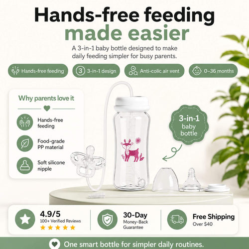 FreeFlow™ Hands-Free Baby Bottle