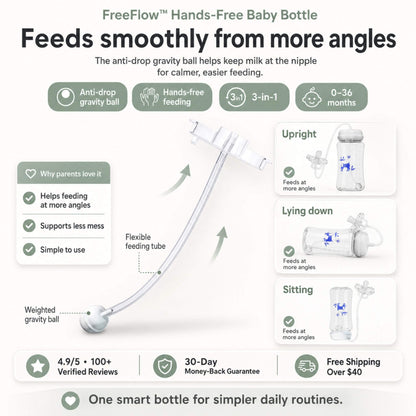 FreeFlow™ Hands-Free Baby Bottle