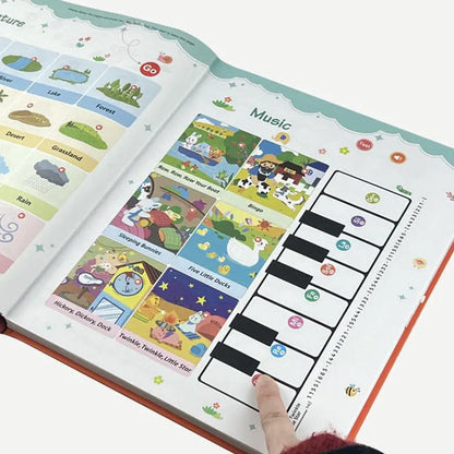 Kids English Sound Book — 300+ Words, Songs & Quiz Mode | Ages 1–6