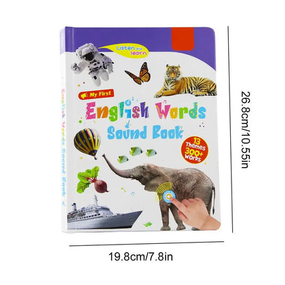 Kids English Sound Book — 300+ Words, Songs & Quiz Mode | Ages 1–6