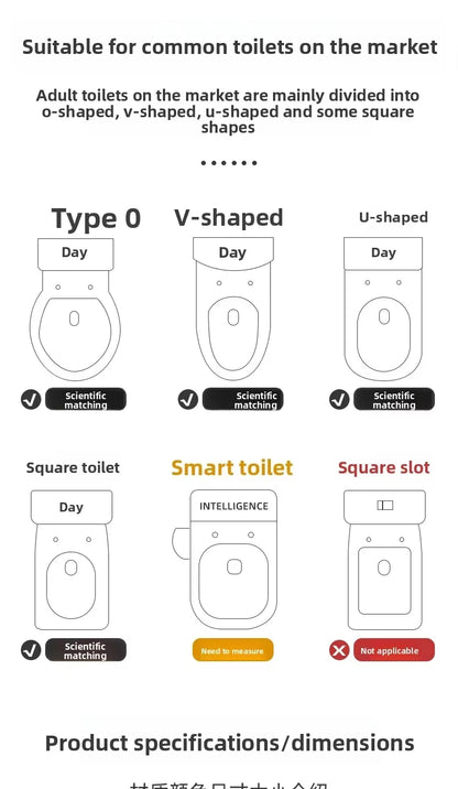 Kids Potty Training Seat with Step Stool – Foldable, Safe & Easy to Clean