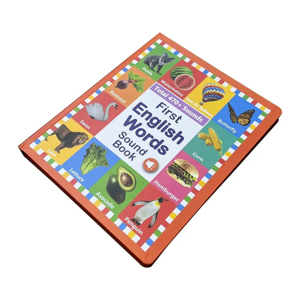 Kids English Sound Book — 300+ Words, Songs & Quiz Mode | Ages 1–6
