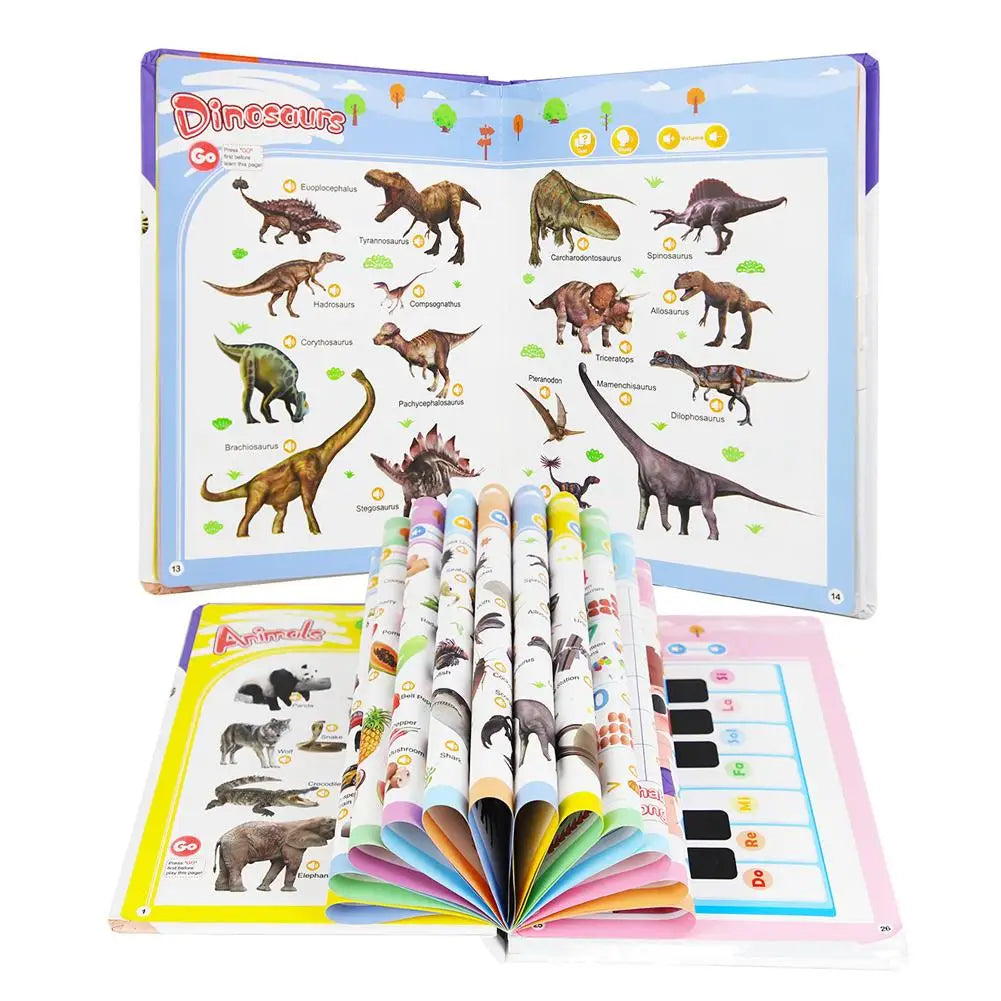 Kids English Sound Book — 300+ Words, Songs & Quiz Mode | Ages 1–6