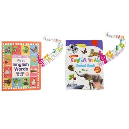 Kids English Sound Book — 300+ Words, Songs & Quiz Mode | Ages 1–6