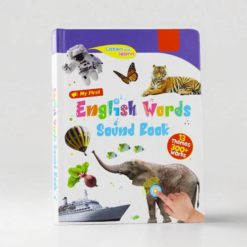 Kids English Sound Book — 300+ Words, Songs & Quiz Mode | Ages 1–6