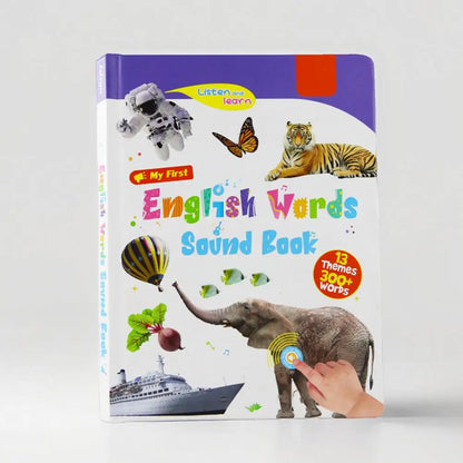 Kids English Sound Book — 300+ Words, Songs & Quiz Mode | Ages 1–6