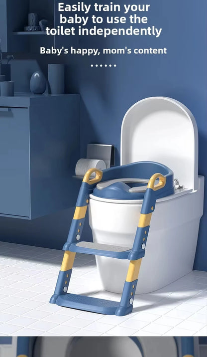 Kids Potty Training Seat with Step Stool – Foldable, Safe & Easy to Clean