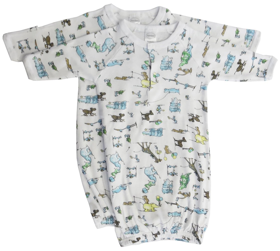 Boys Print Infant Gowns - 2 Pack – Lovable Layers Kids Essentials | LovabLelayers