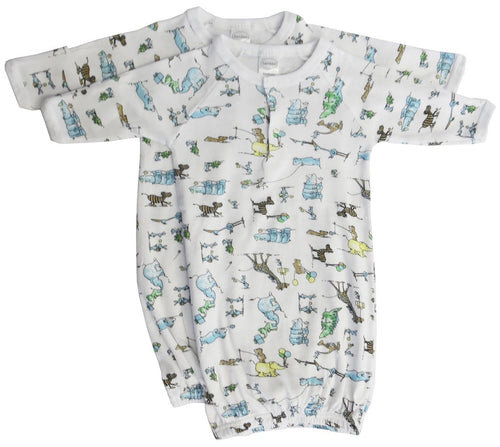 Boys Print Infant Gowns - 2 Pack – Lovable Layers Kids Essentials | LovabLelayers
