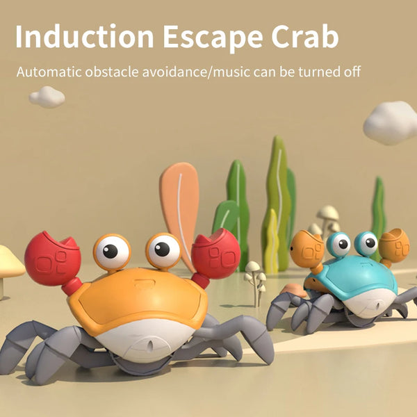 Auto-Sensing Obstacle-Crawling Crab Toy