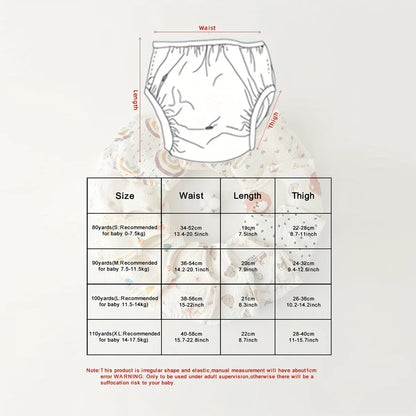 Soft Cotton Baby Training Pants