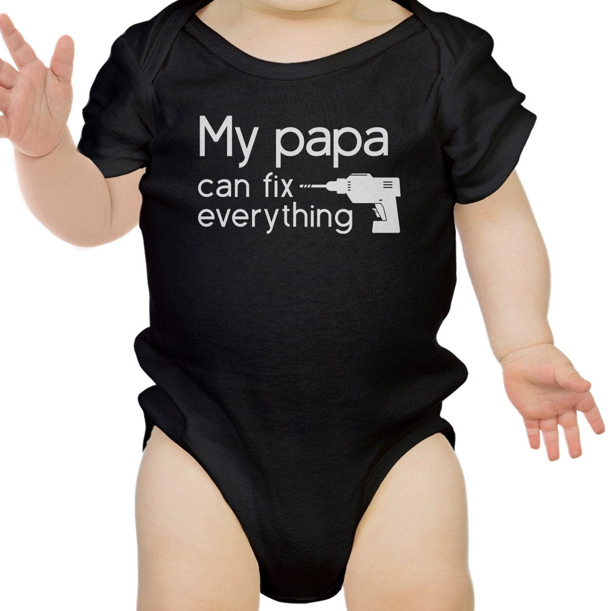 My Papa Fix Black Cute Baby Onesie Unique Fathers – Lovable Layers Kids Essentials | LovabLelayers